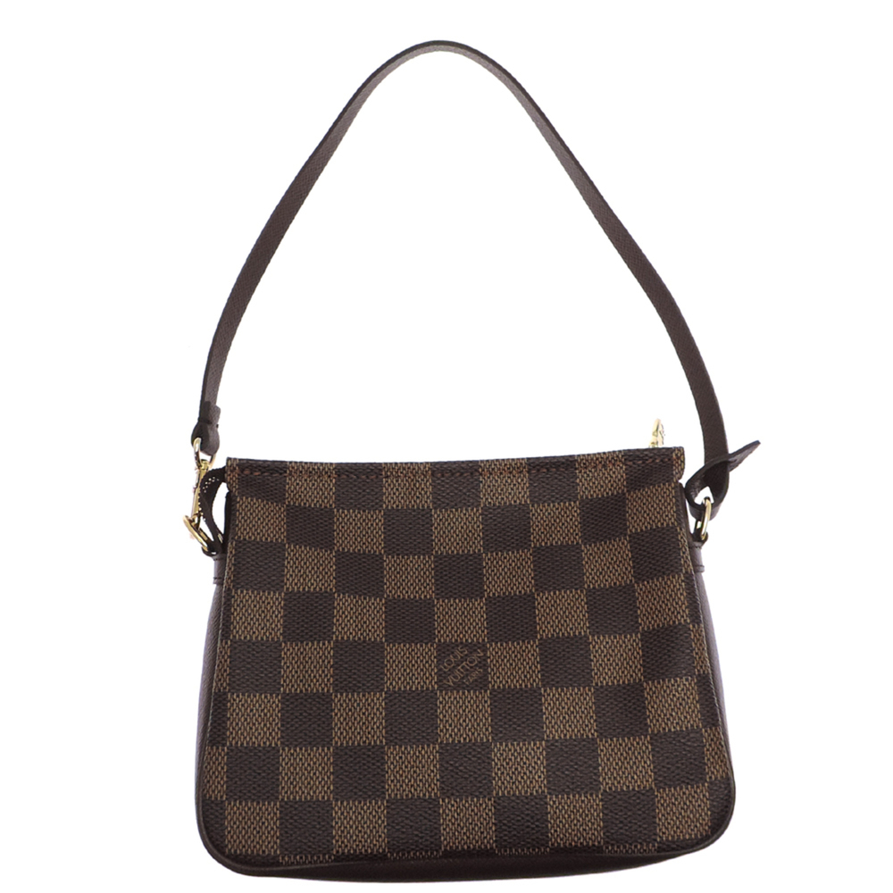 Louis Vuitton Trouse Makeup Pouch for Women N51982 (Discontinued) Damier Brown